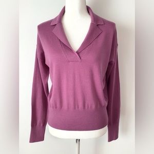 Banana Republic Polo Sweater Merino Wool